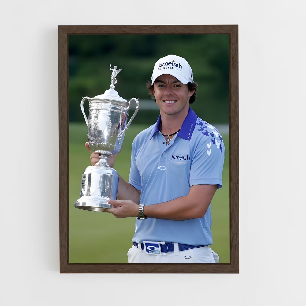 Poster Le Triomphe de Rory – affiche Golf (vue 5)